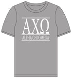 Alpha Chi Omega // Short Sleeve (Greek Letters) T-shirt