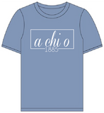 Alpha Chi Omega // Comfort Color Short Sleeve (Coneria) T-shirt/