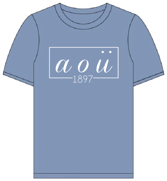 Alpha Omicron Pi // Comfort Color Short sleeve (Coneria) T-shirt