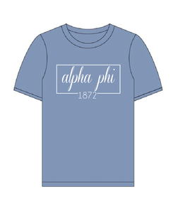 Alpha Phi // Comfort Color Short Sleeve (Coneria) T-shirt