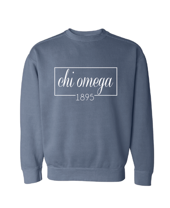 Chi Omega // Crewneck Sweatshirt (Coneria)