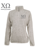 Chi Omega // Charles River Heather Fleece Pullover