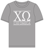 Chi Omega // Short Sleeve (Greek Letters) T-shirt