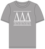 Delta Delta Delta // Short Sleeve (Greek Letters) T-Shirt