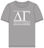 Delta Gamma // Short Sleeve (Greek Letters) T-Shirt
