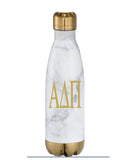 Alpha Delta Pi // A D Pi // Sorority 17 oz. Marble Copper Vacuum Insulated Water Bottle // (Greek Letters)