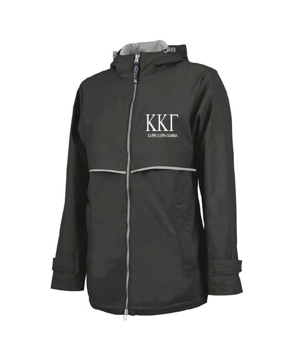 Kappa Kappa Gamma Charles River Full Rain Jacket