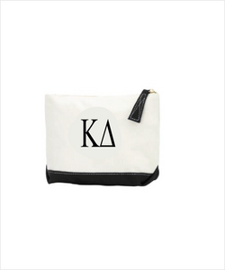 KD Embroidered Makeup Bag