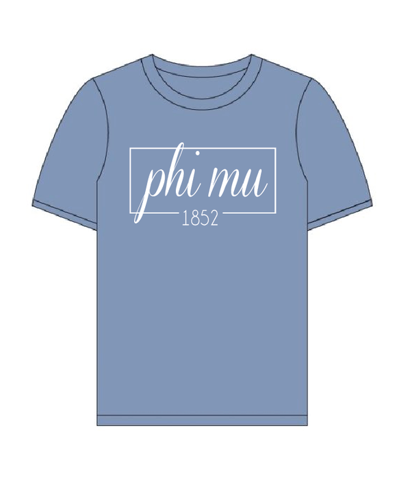 Phi Mu // Comfort Color Short sleeve (Coneria) T-shirt