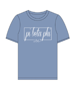 Pi Beta Phi // Comfort Color Short sleeve (Coneria) T-shirt