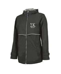 Sigma Kappa // Charles River Full Zip Rain Jacket (New Englander)