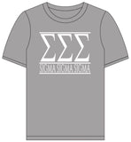 Sigma Sigma Sigma // Short Sleeve (Greek Letters) T-Shirt