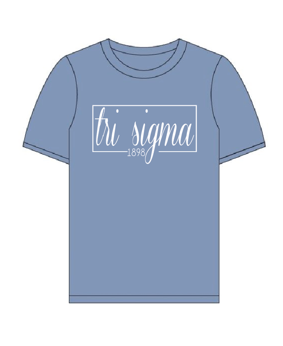Sigma Sigma Sigma // Comfort Color Short sleeve (Coneria) T-shirt
